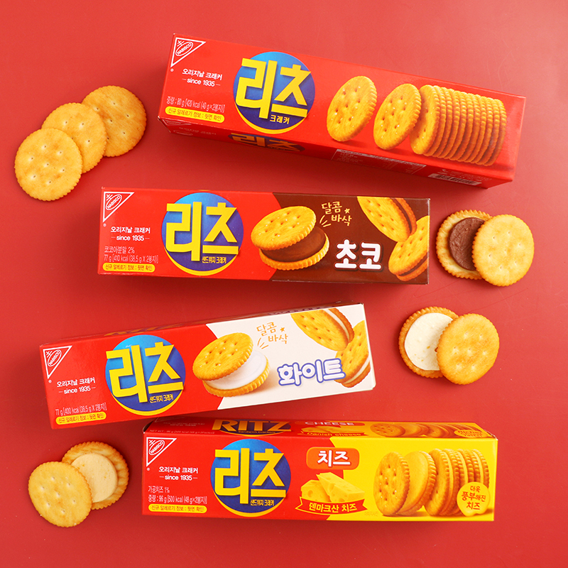 韩国进口零食RITZ原味饼干夹心