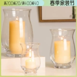 Свеча декоративная европейская стиль романтическое открытие ветра -Накрытый ветровой световой стол