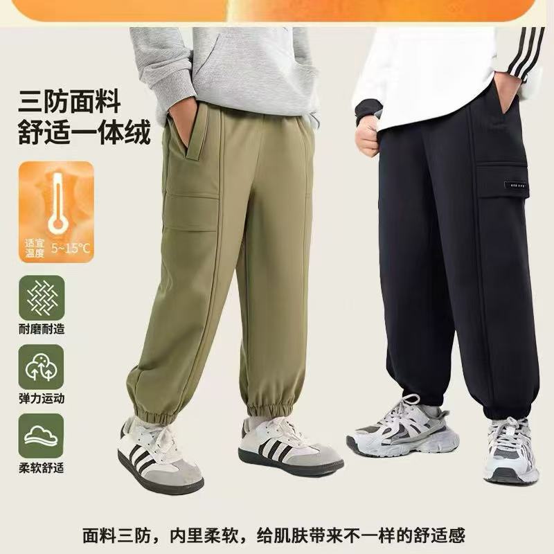 369/儿童加绒工装休闲长裤-024-11.9