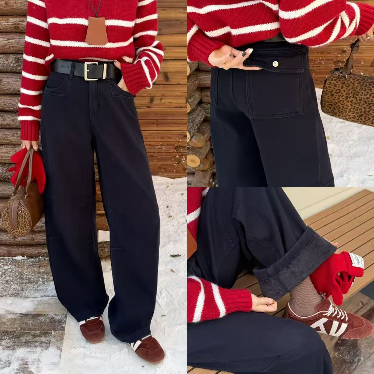 544/秋冬加绒L设计感弯刀牛仔裤-083-11.27