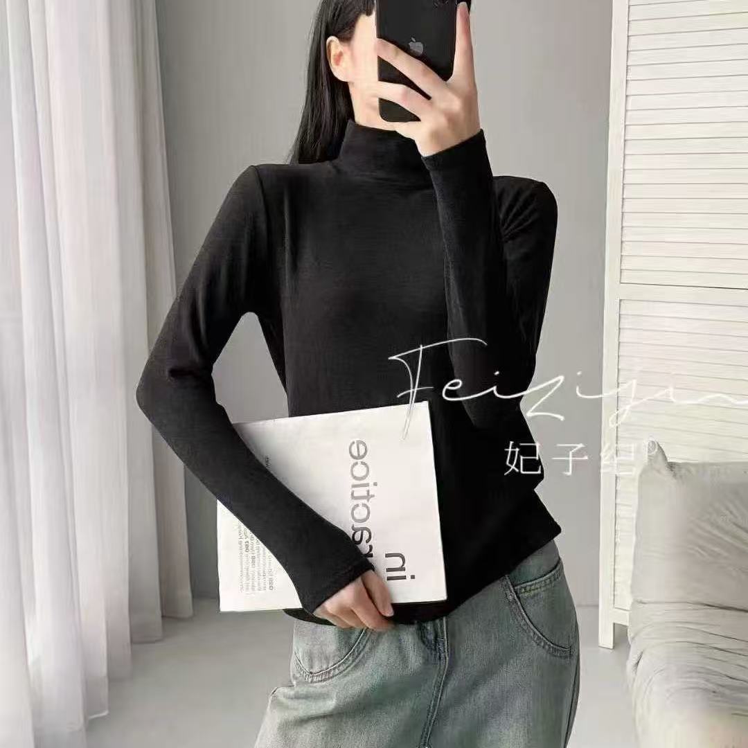 5863/秋冬纯色软糯高领打底衫-ap-10.28