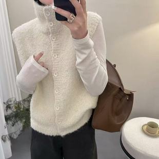 075 马甲 11.22 圈圈绒立领翻领开衫 Q066
