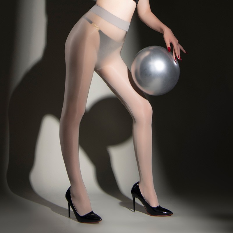 性感开档美腿连裤超薄