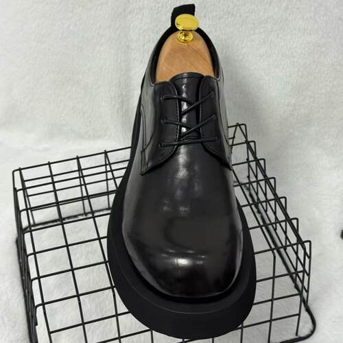 D.99秋冬季男士厚底商务休闲皮鞋