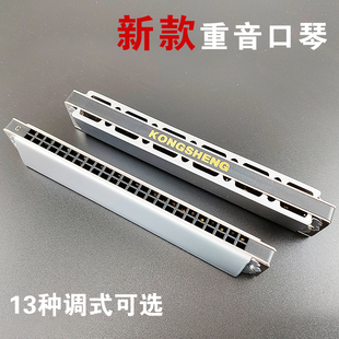 演奏级24孔重音口琴D 24S C调 YENGBOGE伊恩伯格新款