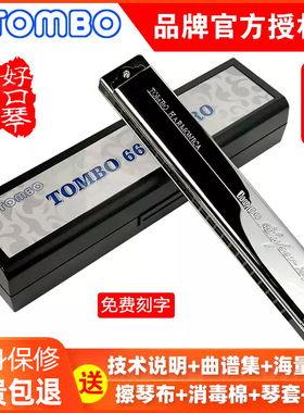 通宝2024新款24孔复音口琴6624S PRO成人进阶高级升级电镀座板
