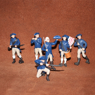 safari正版 仿真兵人模型玩具场景摆件中世纪火枪时代步兵火枪手