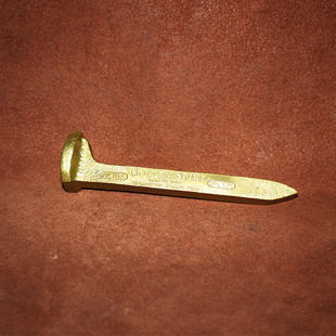 黄金道钉 金色钉子 safari 儿童认知仿真模型玩具