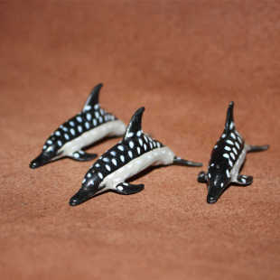 斑点海豚 海洋鱼类 safari动物模型玩具 塑胶仿真动物