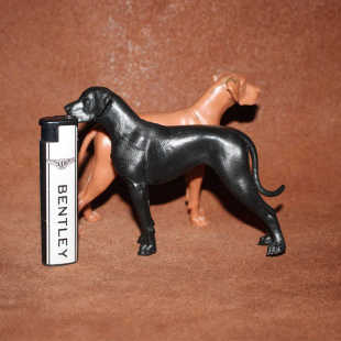 大丹犬未上色白模 宠物狗 safari 仿真动物模型玩具