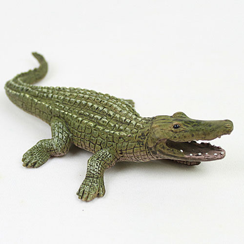 papo正品野生动物模型玩具 尼罗河鳄鱼 巨鳄