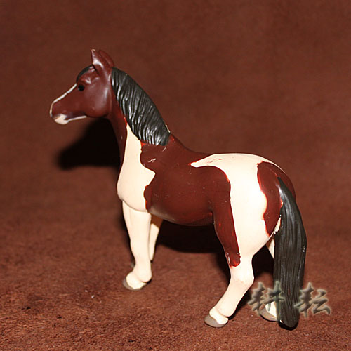 safari 正品儿童玩具仿真动物模型 农场动物阿拉伯马 花马