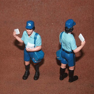 邮递员 人物摆件 safari 场景人偶模型玩具