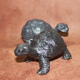 大乌龟 野生两栖动物 陆地龟未上色白模 仿真动物模型玩具 safari