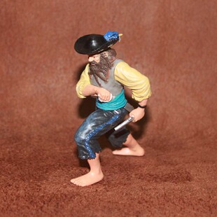 炮手 加勒比海盗系列人物 safari 仿真人偶模型玩具