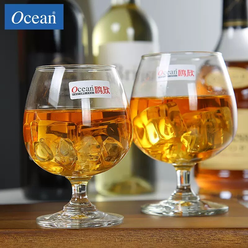 进口鸥欣无铅玻璃杯欧式商用白兰地杯威士忌s洋酒杯酒吧ktv红酒杯