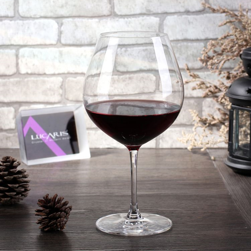 泰国进口Lucaris家用无铅水晶玻璃红酒杯高脚葡萄酒杯S圆肚大肚杯