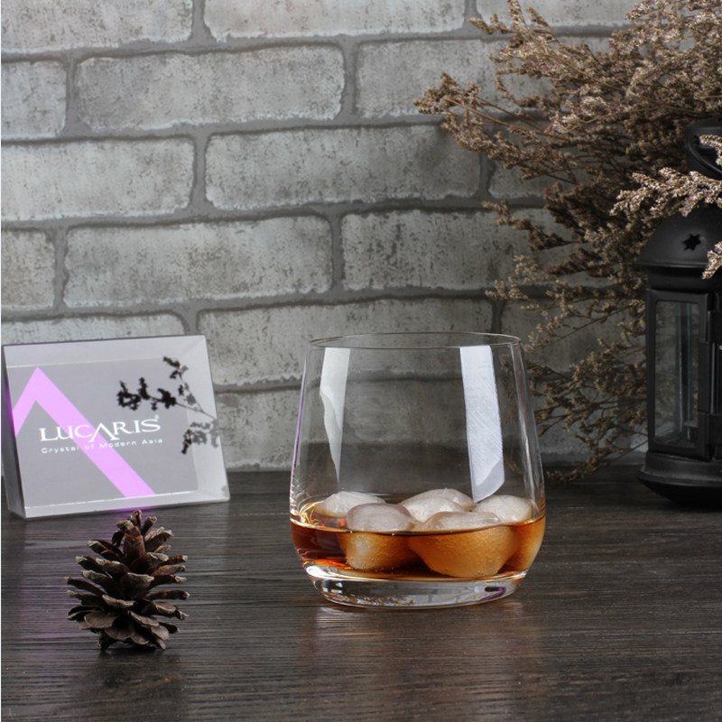 泰国进口Lucaris水晶玻璃水杯家用威士忌酒杯欧式风烈酒杯S啤酒杯
