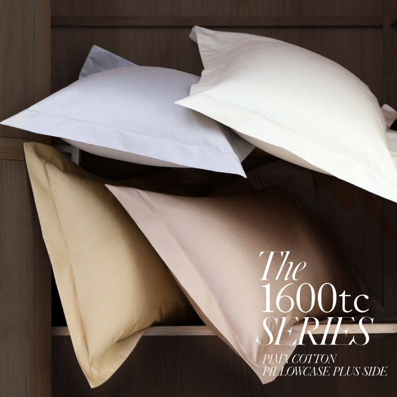 高档比马棉1600根枕套简约加厚