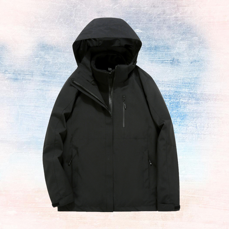 户外两件套冲锋衣秋冬季工装定制