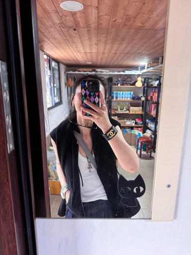 TANG TOWN 万金油背心/舒适有型 佰搭通勤V领修身T恤内搭/外穿