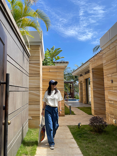 百搭休闲裤 四季 新款 女2025年春季 皆宜直筒阔腿软牛仔裤