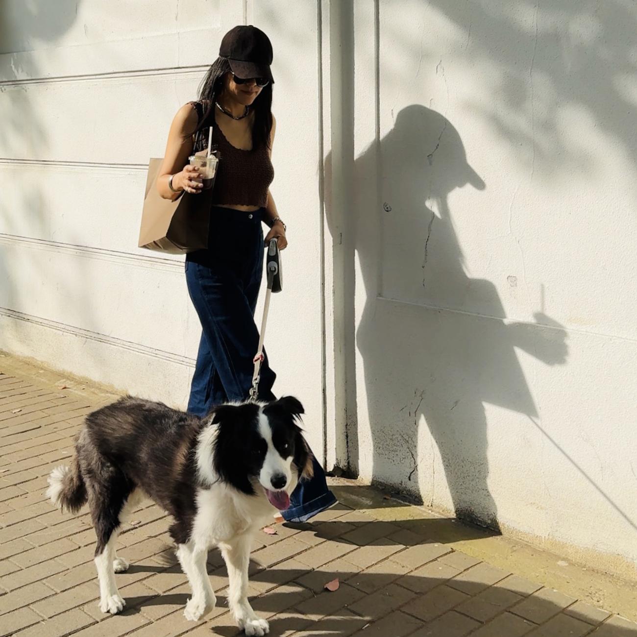 TANG TOWN自制 超模大长腿经典复古牛仔裤高腰显瘦及地直筒裤长裤