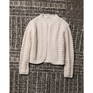 粗针毛球造型开衫 重磅高品质软糯厚实 外套 TOWN自制 TANG