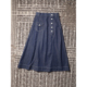 莱赛尔 TANG 侧排扣门襟立体量感A型牛仔半裙 时装 感棉 TOWN 自制