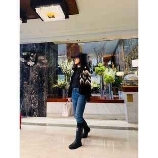 厚毛衣外套 手工北欧风费尔岛提花羊绒毛衣针织开衫 TANG TOWN自制