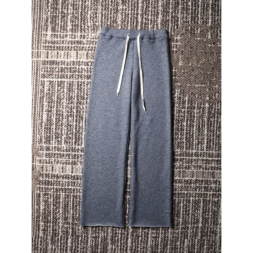 TANG TOWN 自制 松弛休闲懒人百搭休闲卫裤/针织毛圈面料直筒裤女