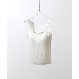 TANG TOWN 日常通勤 舒适/简约/免穿内衣/一体式设计显瘦背心