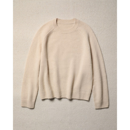 TANG TOWN 温暖舒适爱不释手 纯羊绒圆领针织衫/毛衣