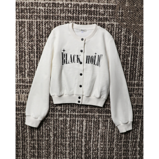 TANG TOWN 自制 休闲早秋亲肤全棉 都市轻运动风字母立领夹克外套