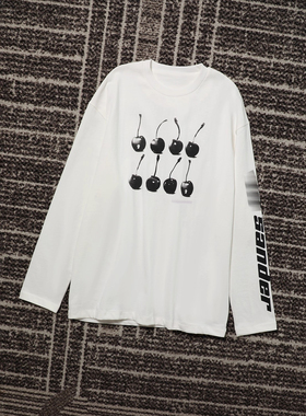 TANG TOWN 汤汤推荐  “樱桃”印花长T恤 女 TTLL004