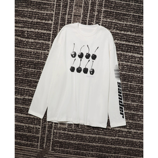 TOWN 女 汤汤推荐 印花长T恤 TTLL004 樱桃 TANG