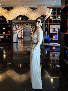 阔腿西裤 自制显高瘦高腰精纺羊毛长腿直筒裤 女 TANGTOWN 直腿神器