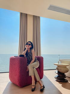 子 欧美休闲遮肉显瘦柔软时髦简约直筒裤 汤汤2025新品 早春小羊皮裤