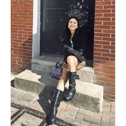 TANG TOWN 自制/时装感与运动风可兼得/立体廓形剪裁棒球夹克外套