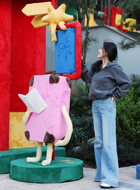 TANG TOWN360°修饰腿型经典B入凉感软垂 显瘦微弹微喇毛边牛仔裤