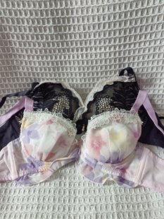 大码30/65A日韩内衣文胸有无钢圈聚拢刺绣蕾丝多扣无插垫杂款