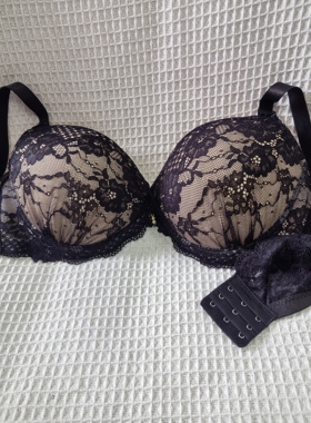 大码32/70i日韩内衣文胸有无钢圈聚拢刺绣蕾丝多扣无插垫杂款