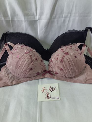 大码38/85E（LL）日韩内衣文胸无钢圈聚拢刺绣蕾丝多扣无插垫杂款