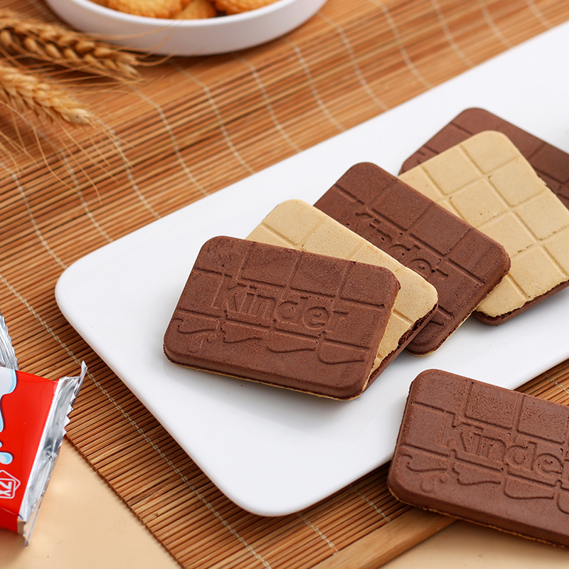 Kinder健达cards牛奶可可薄脆饼
