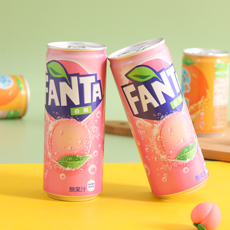 Fanta/芬达白桃味碳酸饮料