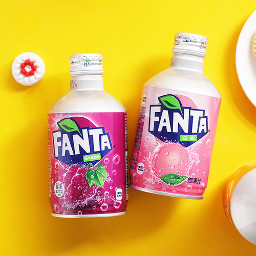 日本FANTA/芬达果味汽水300ml