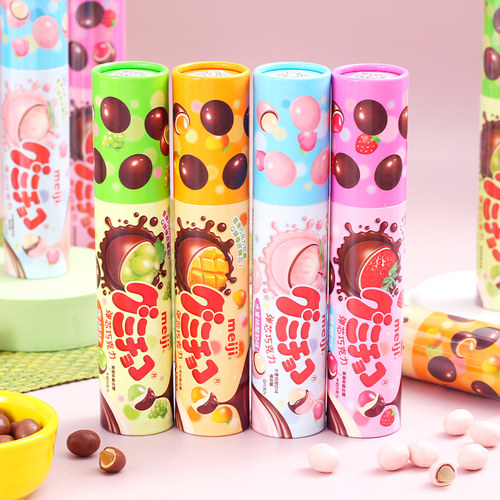 meiji/明治橡皮糖夹心巧克力豆