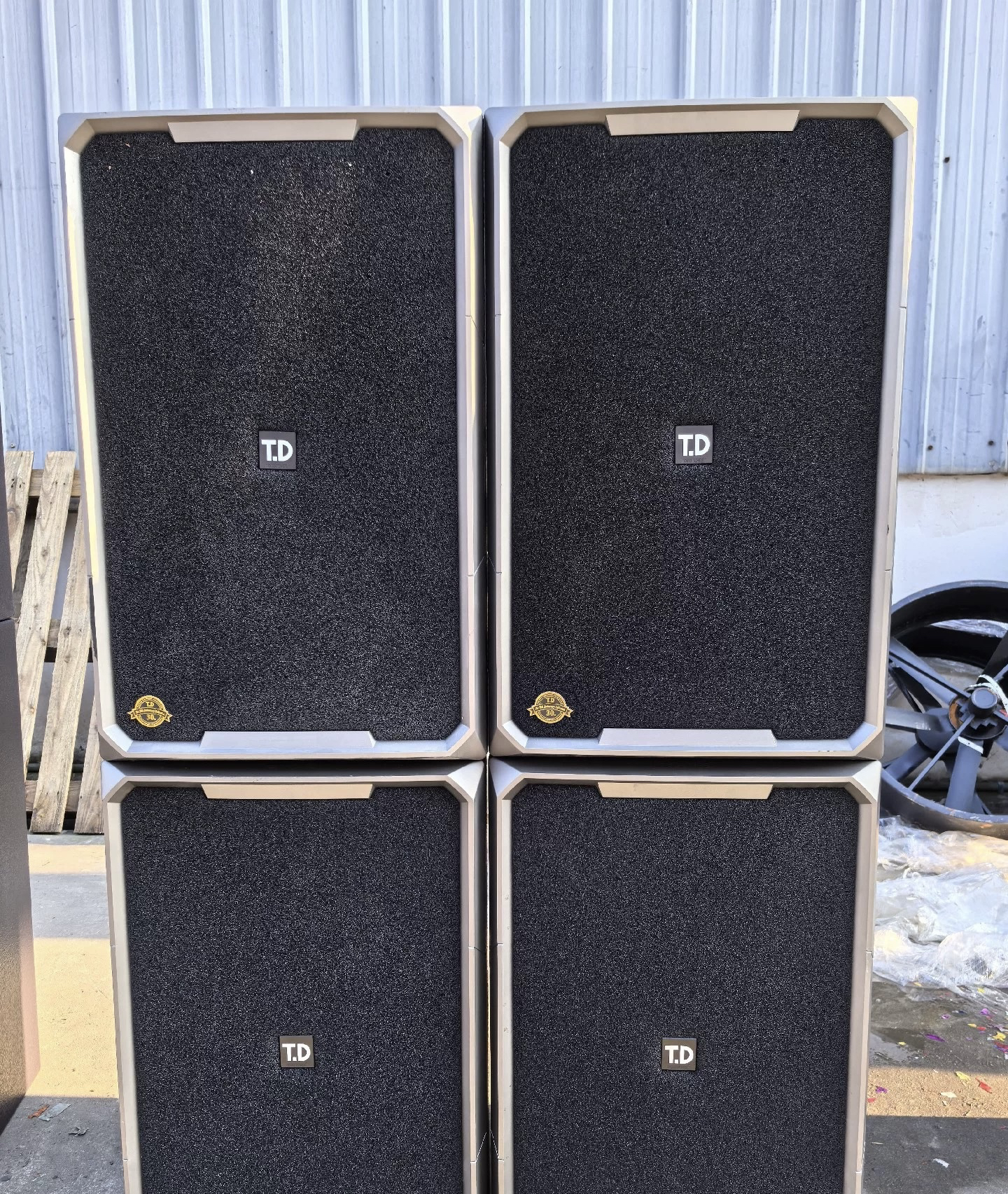 二手唐龙太极新款蓝宝M12寸全频音箱KTV酒吧家庭唱歌音响原装正品