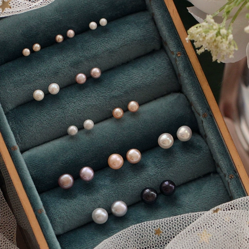 Натуральные серьги из жемчуга, серебро 925 пробы, легкий роскошный стиль, премиум класс