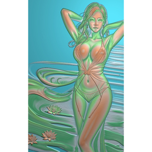 承接新建浮雕圆STL雕图3D打印模型修改定制链